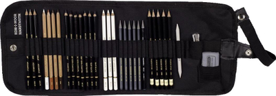 Set vizatimi Koh-I-Noor Art Set, komplet artistik, kuti e zezë