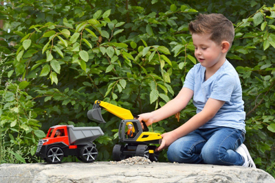 Kamion lodër LENA TRUXX² Tipper, 29cm, plastikë e fortë, shumëngjyrësh