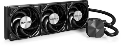 Ftohës uji CPU Montech HyperFlow Silent 360, All in One, 360mm, i zi