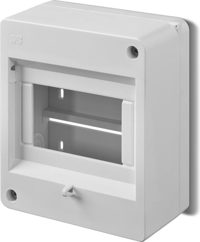 Kuti modulare shpërndarëse Elektro-Plast MINI S-5, 1 x 5 module, IP20, e bardhë