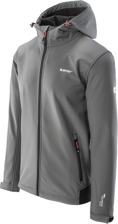 Xhaketë softshell Hi-Tec Noxon M për burra, që s’e kap uji, gri
