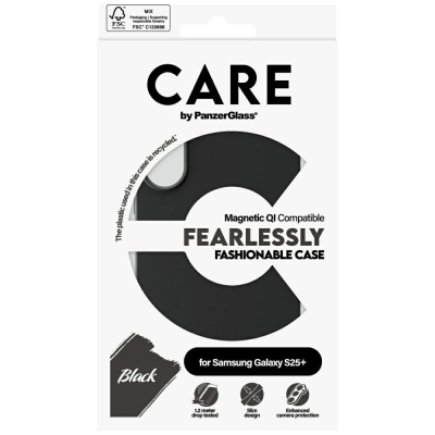Mbulesë telefoni PanzerGlass CARE, për Samsung Galaxy S25 Plus, magnetike, e zezë