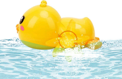 Lodër banjo Jokomisiada Floating Duck ZA3977, me helikë, për foshnje 6m+, e verdhë