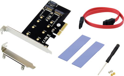 Adaptor PCIe për SSD M.2 NVMe Conceptronic EMRICK, PCIe 3.0 x4, i zi