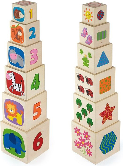 Lodër piramida edukative Viga