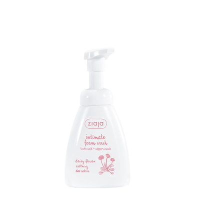 Shkumë intime Ziaja Daisy Flower, qetësuese, 250ml, e bardhë