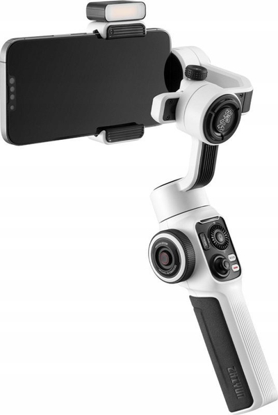 Stabilizues telefoni Zhiyun Smooth 5S Combo, me 3 akse, me tripod, i bardhë