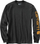 Bluze me kapuç Carhartt Logo, pambuk, madhësia L, gri e errët