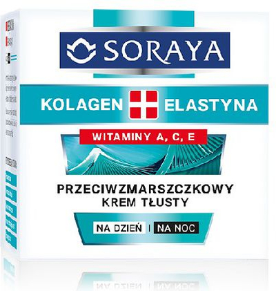 Krem vajor kundër rrudhave Soraya Collagen Elastin, 50ml