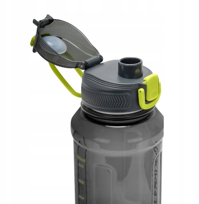 Shishe sportive KiCA Hydro+, 1000 ml, e zezë