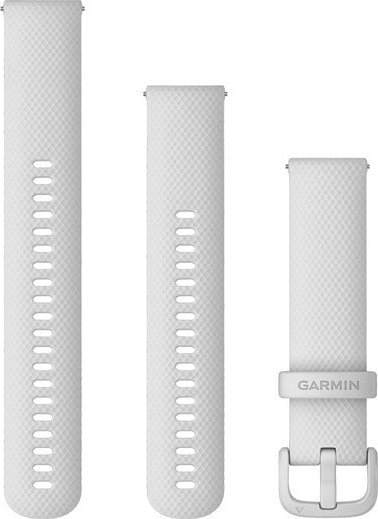 Rrip ore Garmin Silicone Wristband Quick Release 20, silikon, 20mm, i bardhë