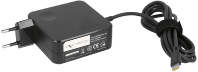 Karikues universal USB C për laptop, 65W, me 10 konektorë, i zi