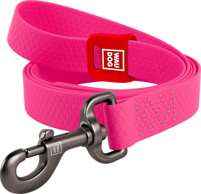 Kapistallë për qen WAUDOG Waterproof Medium, 3m, 3/4", rozë