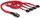 Kabllo Delock SFF 8087 - SATA x4, 0.5m, e kuqe