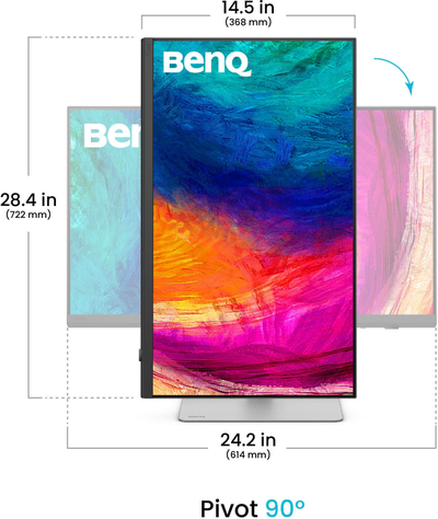 Monitor BenQ PD2730S, 27\", 5K Ultra HD, i zi