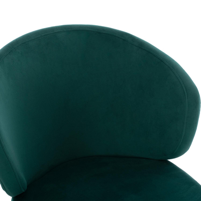 Kolltuk Jiya velvet + këmbë metal 60×60×85 cm (HM8728.03)