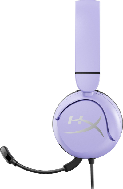 Слушалки за гејминг HyperX Cloud Mini, над уво, микрофон flip to mute, виолетова