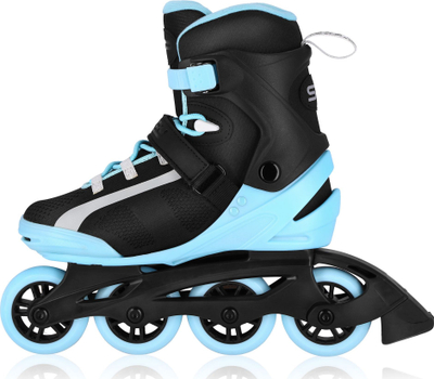 Rolatë inline Spokey MrsFIT ABEC 7 Carbon, nr. 41, për goca, të zeza me blu