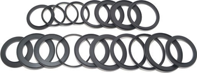 Unazë adapter Kiwi 72-77mm Step Up Ring, alumin, e zezë