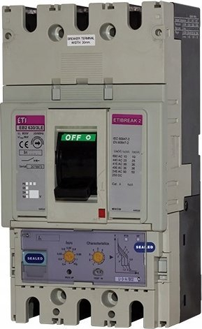 Ndërprerës fuqie ETI ETIBREAK 2 EB2 1250/3LE, 3P, 1250A, gri