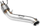 Downpipe RM Motors BMW F20 F21 F30 F31 N13, inox, 76mm, argjendt
