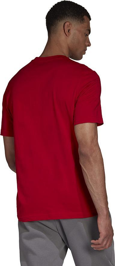 Bluzë sportive adidas Entrada 22 Tee M HC0451, pambuk, e kuqe