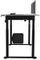 Tavolinë gaming ULTRADESK UPLIFT, 160 x 116 x 75 cm, rregullim lartësie, e bardhë e zezë