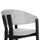 Set karrigesh Zarra HM9970.02, dru rubberwood, tapiceri gri e hapur, strukturë e zezë