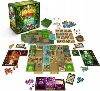 Lojë tavoline Lucky Duck Games Kingdom Rush Elemental Uprising, kooperative, në anglisht, shumëngjyrëshe