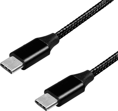Kabllo USB C LogiLink, 0.3m, e zezë