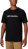 Bluzë Columbia CSC Basic Logo SS Tee M, pambuk-poliester, me mëngë të shkurtra, e zezë