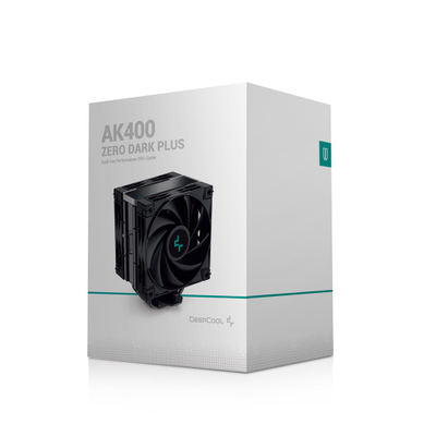 Ftohës CPU DeepCool AK400 ZERO DARK PLUS, i zi