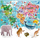Puzzle edukativ Headu World Tour, 216 copa, për kalamaj 5-10 vjeç, shumëngjyrësh