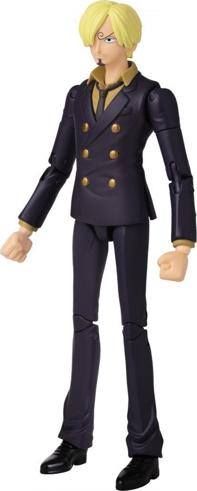 Figurë veprimi Bandai Anime Heroes One Piece Sanji, 16.5 cm, me nyje lëvizëse, shumëngjyrëshe