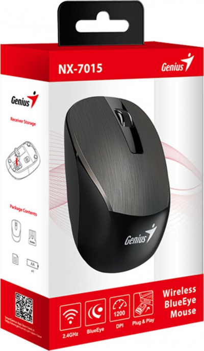 Maus Genius NX-7015, 1600DPI, 2.4 [GHz], i zi