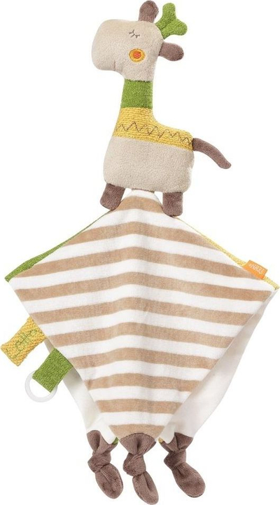Lodër batanije Cuddly Blanket Lotta, 32 cm, për foshnja, bezhë me vija