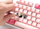 Tastierë gaming Ducky One 3 Gossamer TKL, mekanike MX Red, rozë