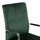 Karrige zyre Josef velur cypress green inox bazë 58×61×105–113 cm (HM1181.03), gjelbër