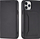 Këllëf telefoni Hurtel Magnet Card Case për iPhone 12 Pro Max, me portofol për karta, me qëndrim, i zi