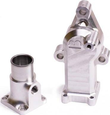 Adapter pompë uji e jashtme për motor 2JZ, 30mm, M12x1.5, argjendtë