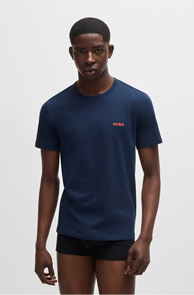 Maica natës për meshkuj – HUGO 3 Pack Lounge Logo Crew T-Shirt