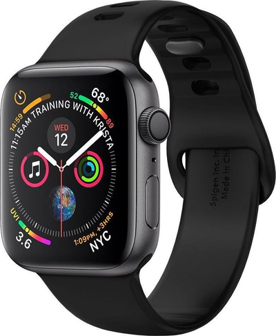 Rrip Spigen Air Fit për Apple Watch 1/2/3/4/5 (42/44MM), i zi