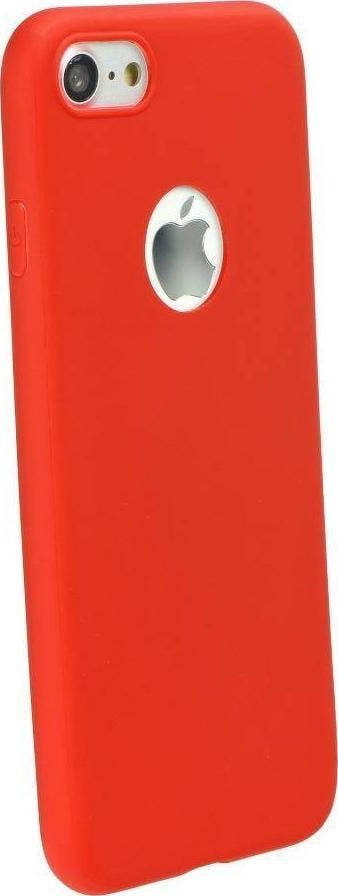 Këllëf telefoni Forcell Soft për iPhone 13 Pro, silikon, i kuq