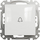 Buton zile Schneider Electric Sedna Design, 1 pol, i bardhë