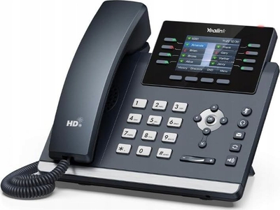 Telefon IP Yealink SIP T73W, profesional, me valë, ngjyrë e zezë