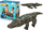 Dyshek uji Bestway Realistic Crocodile, 193 x 94 cm, shumëngjyrësh