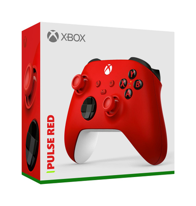 Joystick lojërash Microsoft Xbox Wireless Controller Pulse Red, me valë, i kuq
