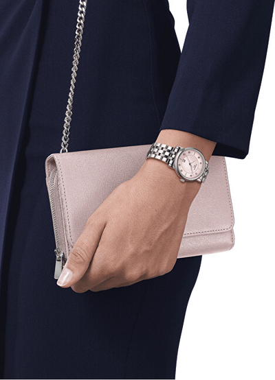 Orë dore për femra Tissot Carson Premium Quartz T122.210.11.159.00, e argjendtë
