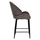 Stol mesatar 55x62x105Hcm (HM8586.01), gri/ zezë