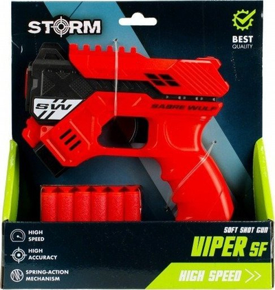 Pistole lodër Mega Creative Dart Gun, me gjithë ato pajisje, ngjyra t’përziera